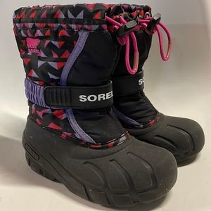 Sorel kids winter snow boots size 12